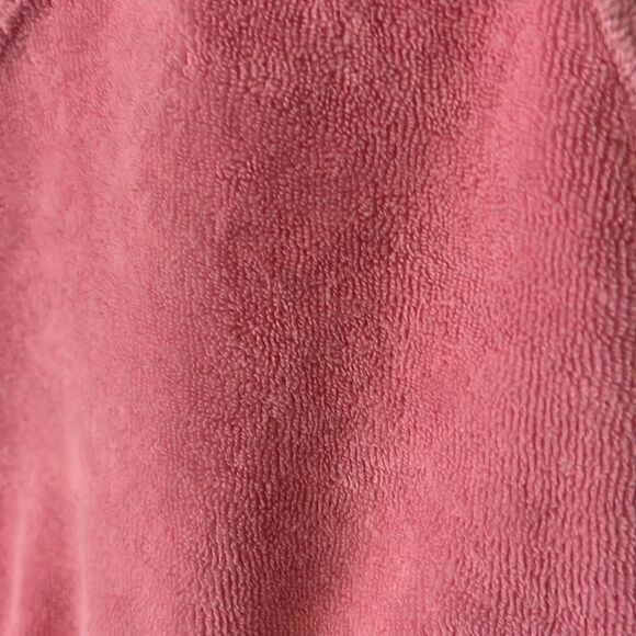 ZARA Bubblegum Pink Terry Crop Top Size Large - Picture 3 of 12